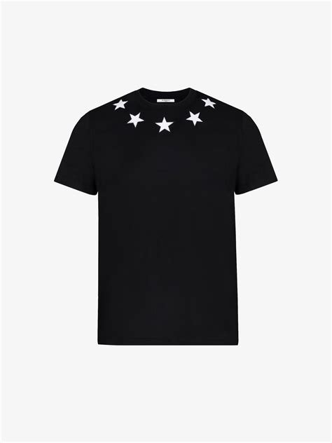 givenchy t-shirt stars|givenchy t shirt with holes.